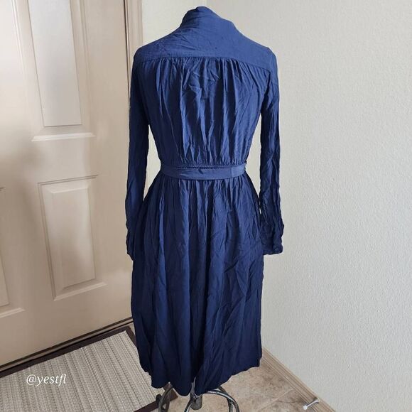 Ines de la Fressange x Uniqlo button up belted dress XS - Picture 6 of 8